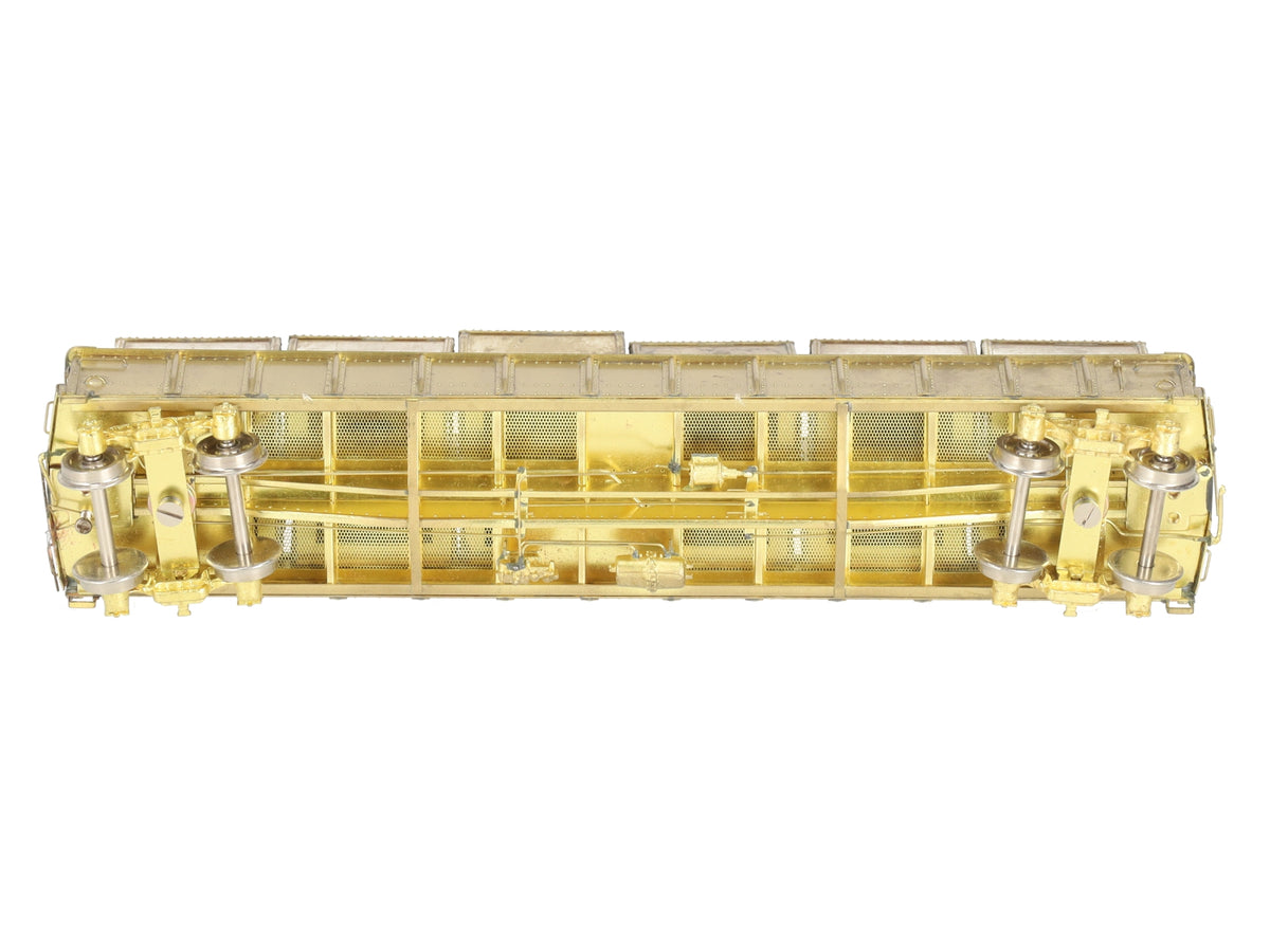 Rail Works R-137 HO Scale BRASS PRR G-22 Container Car w/12HB1-Unpainted VG/Box