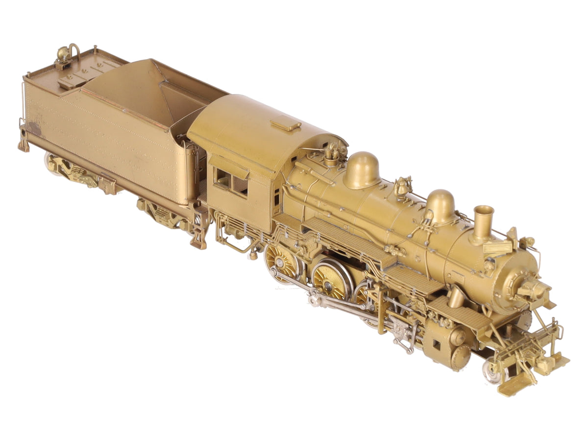 Overland HO BRASS C&O G-9 2-8-0 Steam Locomotive & Tender - Unpainted EX/Box