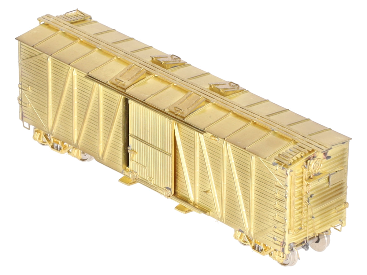 Overland 3100 HO Scale BRASS D&H 1700 Series Wood Sheath Boxcar- Unpainted EX/Box