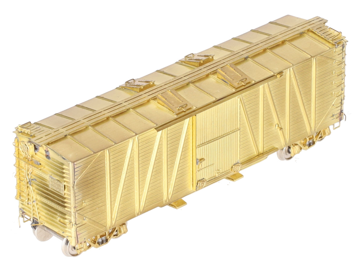Overland 3100 HO Scale BRASS D&H 1700 Series Wood Sheath Boxcar- Unpainted EX/Box