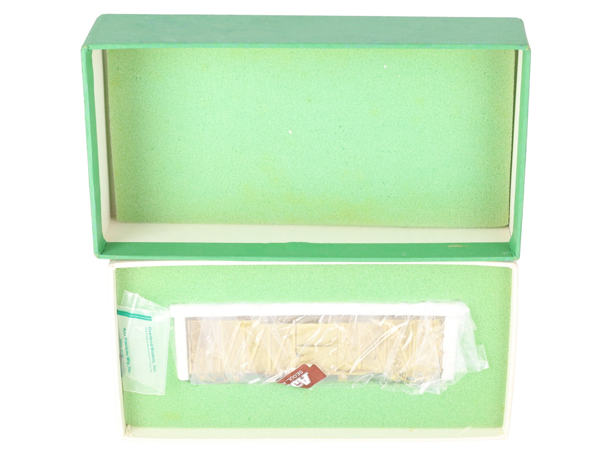 Overland 3100 HO Scale BRASS D&H 1700 Series Wood Sheath Boxcar- Unpainted EX/Box