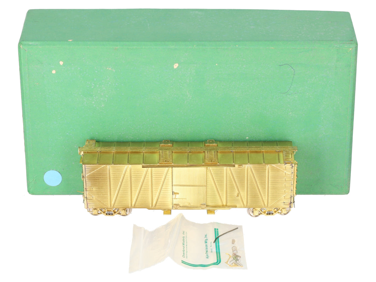 Overland 3100 HO Scale BRASS D&H 1700 Series Wood Sheath Boxcar- Unpainted EX/Box