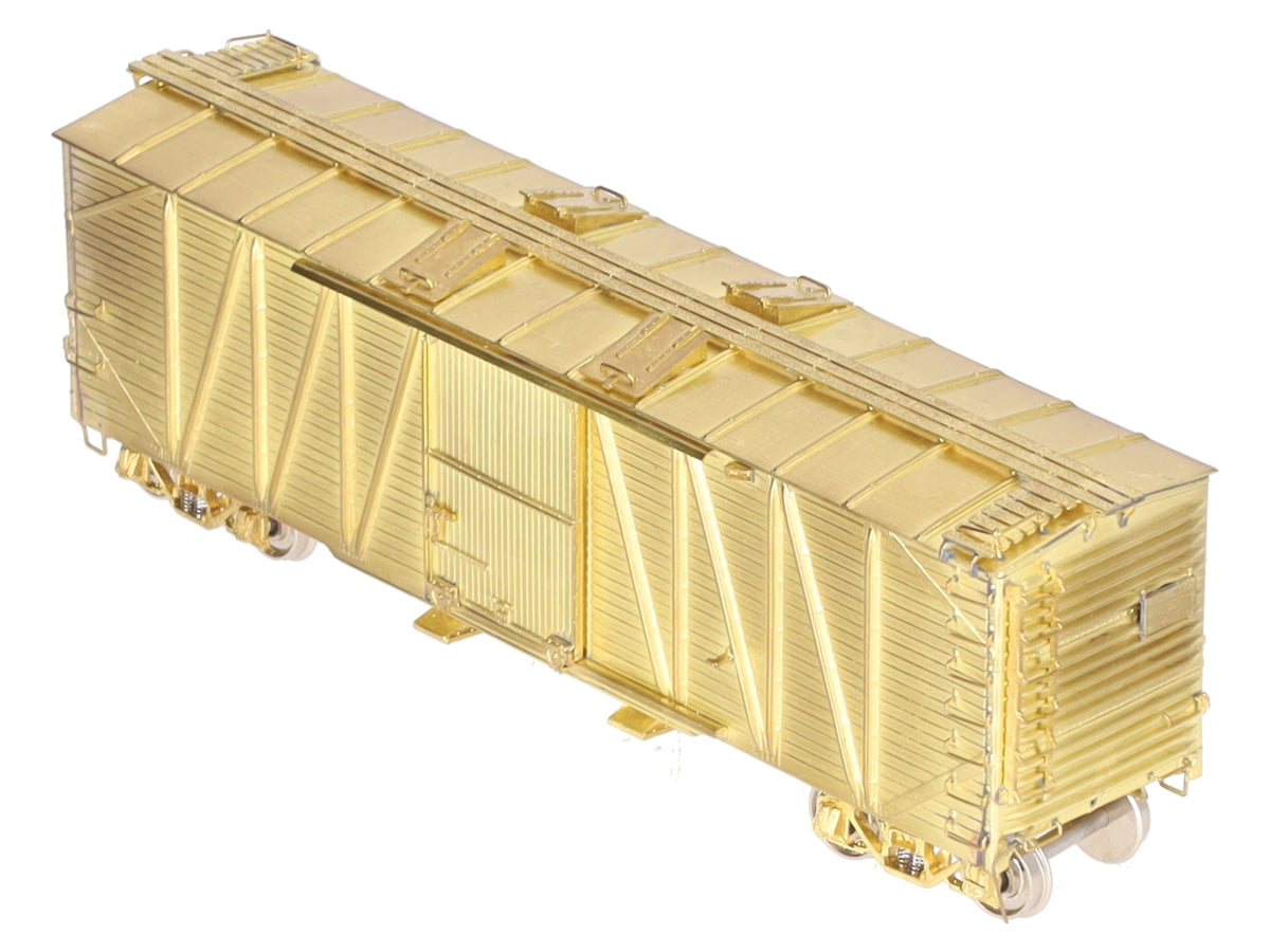Overland 3100 HO Scale BRASS D&H 1700 Series Wood Sheath Boxcar- Unpainted EX/Box