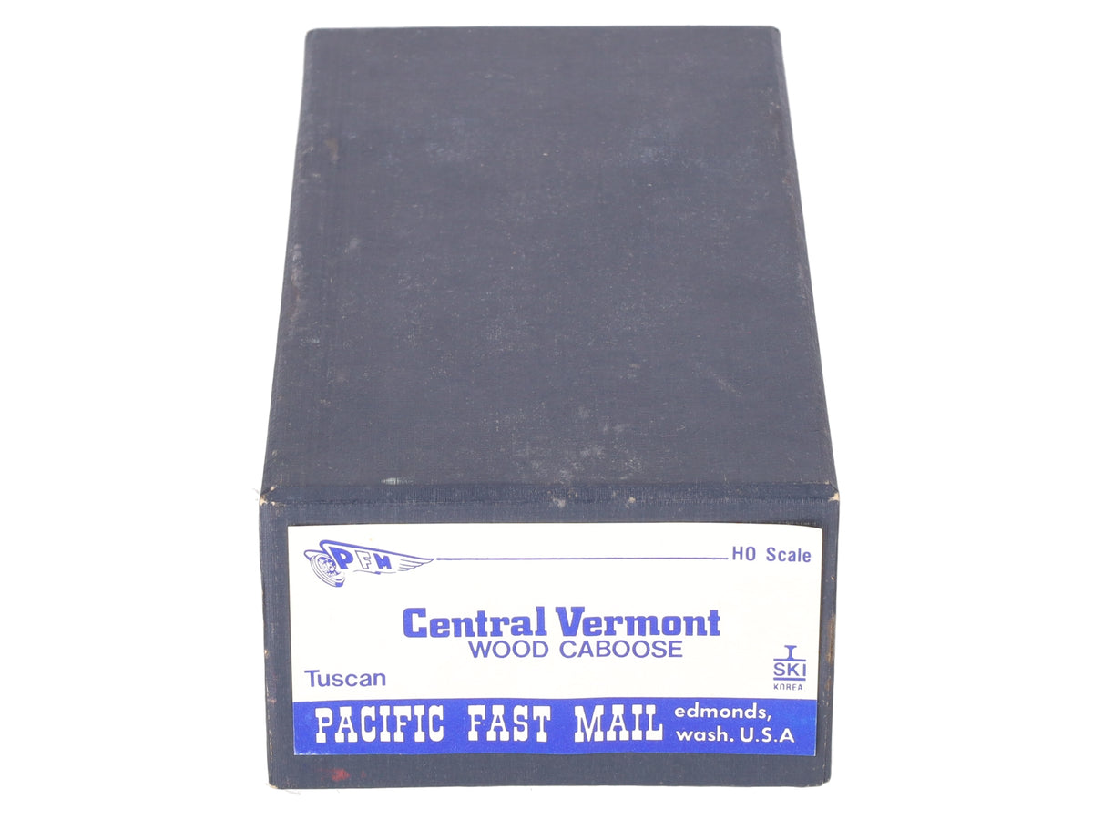 Pacific Fast Mail HO Scale Brass Central Vermont Wood Caboose- F/P EX/Box