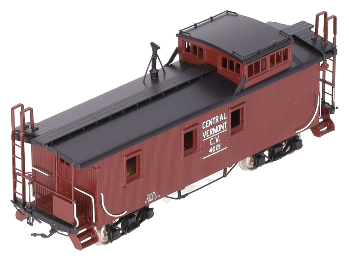 Pacific Fast Mail HO Scale Brass Central Vermont Wood Caboose- F/P EX/Box