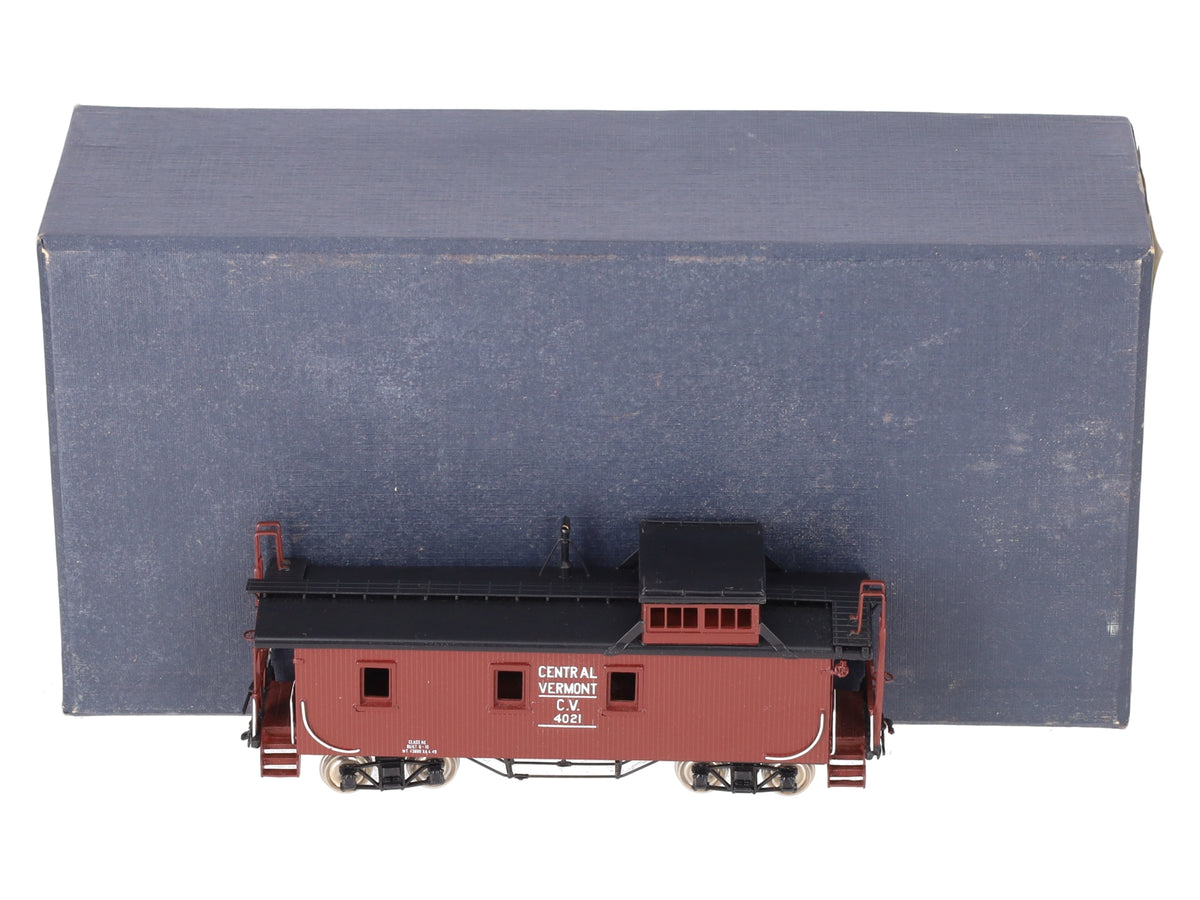 Pacific Fast Mail HO Scale Brass Central Vermont Wood Caboose- F/P EX/Box