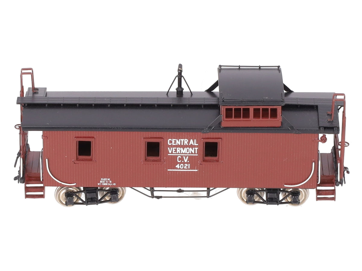 Pacific Fast Mail HO Scale Brass Central Vermont Wood Caboose- F/P EX/Box