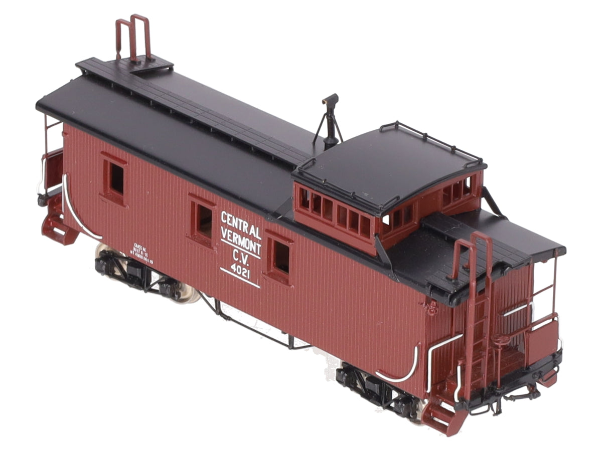 Pacific Fast Mail HO Scale Brass Central Vermont Wood Caboose- F/P EX/Box