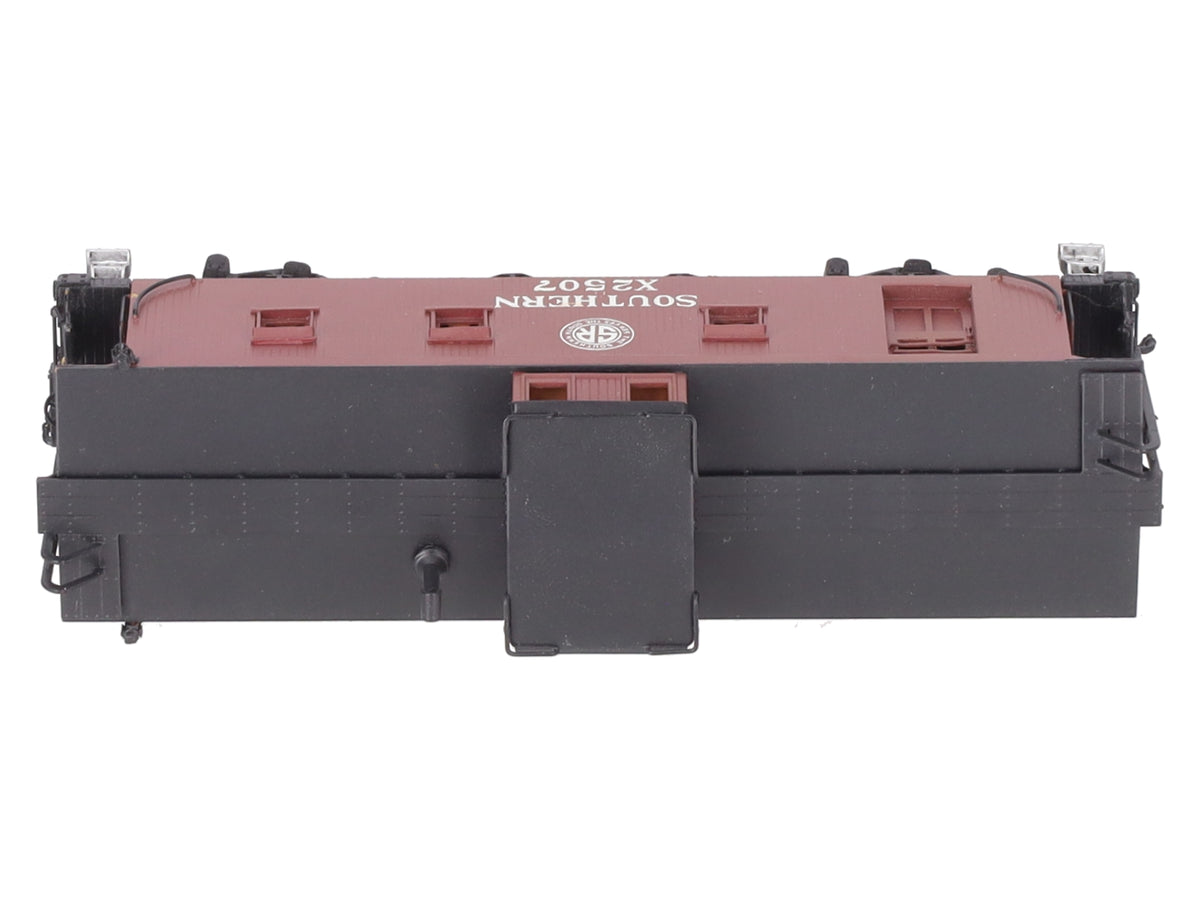 Pacific Fast Mail HO Brass Southern Railway Side Door Wood Caboose - painted/Box