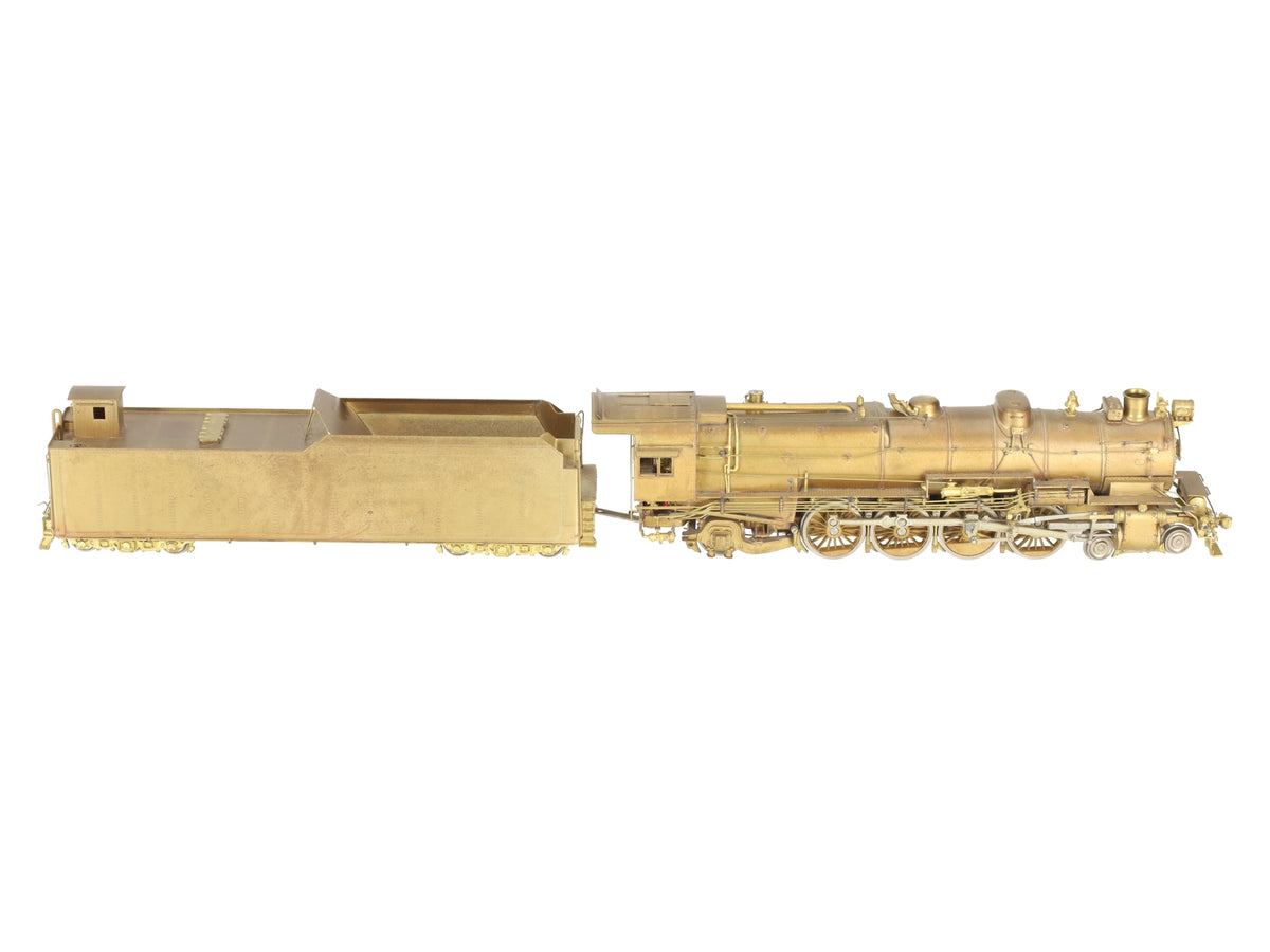 Sunset Models M-1A HO Brass PRR 4-8-2 M-1A Steam Locomotive & Tender- Unpainted VG/Box
