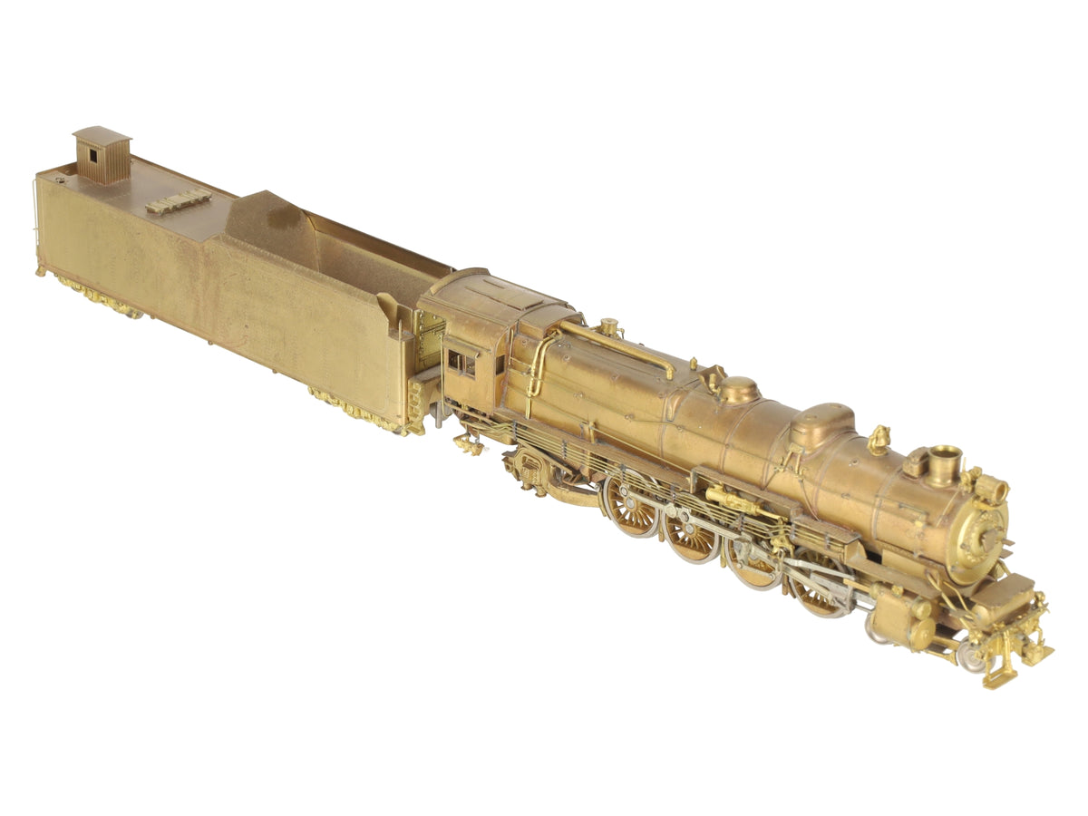 Sunset Models M-1A HO Brass PRR 4-8-2 M-1A Steam Locomotive & Tender- Unpainted VG/Box