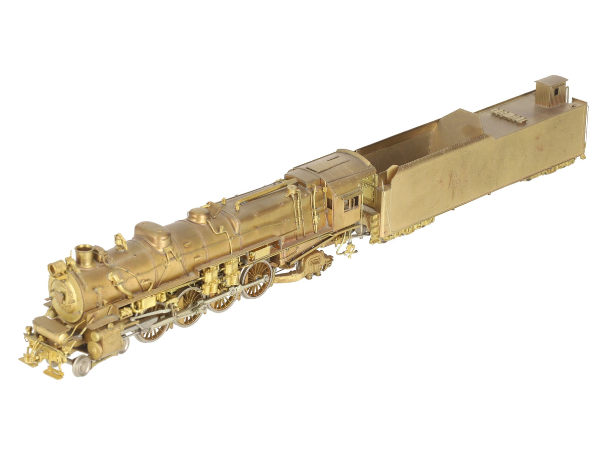 Sunset Models M-1A HO Brass PRR 4-8-2 M-1A Steam Locomotive & Tender- Unpainted VG/Box