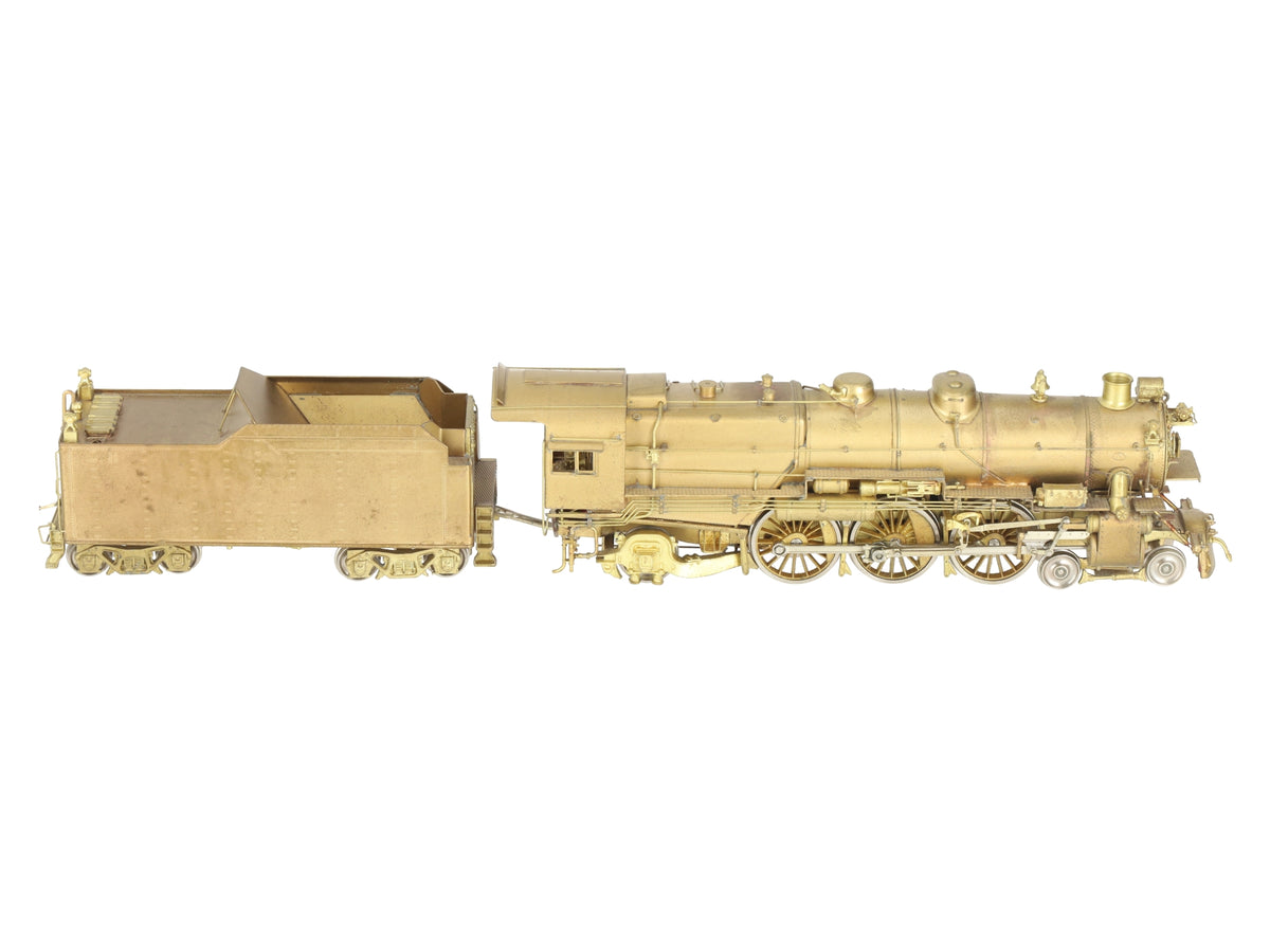 Sunset Models HO Scale BRASS PRR K-4 4-6-2 Steam Locomotive & Tender - Unpainted VG/Box