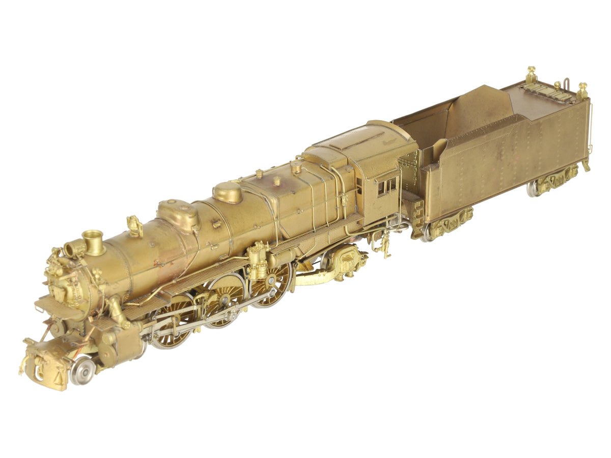 Sunset Models HO Scale BRASS PRR K-4 4-6-2 Steam Locomotive & Tender - Unpainted VG/Box