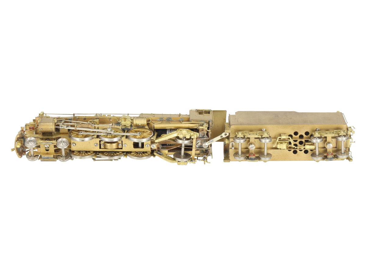 Sunset Models HO Scale BRASS PRR K-4 4-6-2 Steam Locomotive & Tender - Unpainted VG/Box