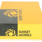 Sunset Models HO Scale BRASS PRR K-4 4-6-2 Steam Locomotive & Tender - Unpainted VG/Box