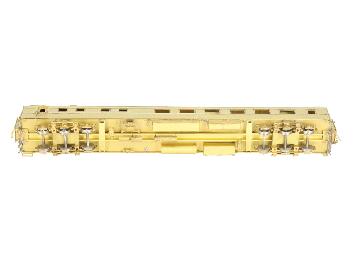 The P Company HO Scale BRASS Pennsylvania Railroad D78C Diner Car - Unpainted VG/Box