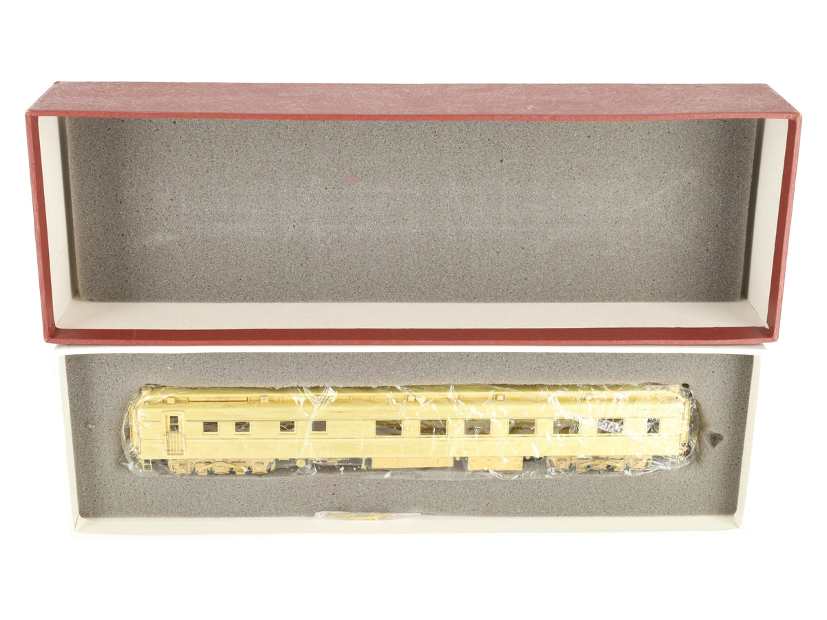 The P Company HO Scale BRASS Pennsylvania Railroad D78C Diner Car - Unpainted VG/Box