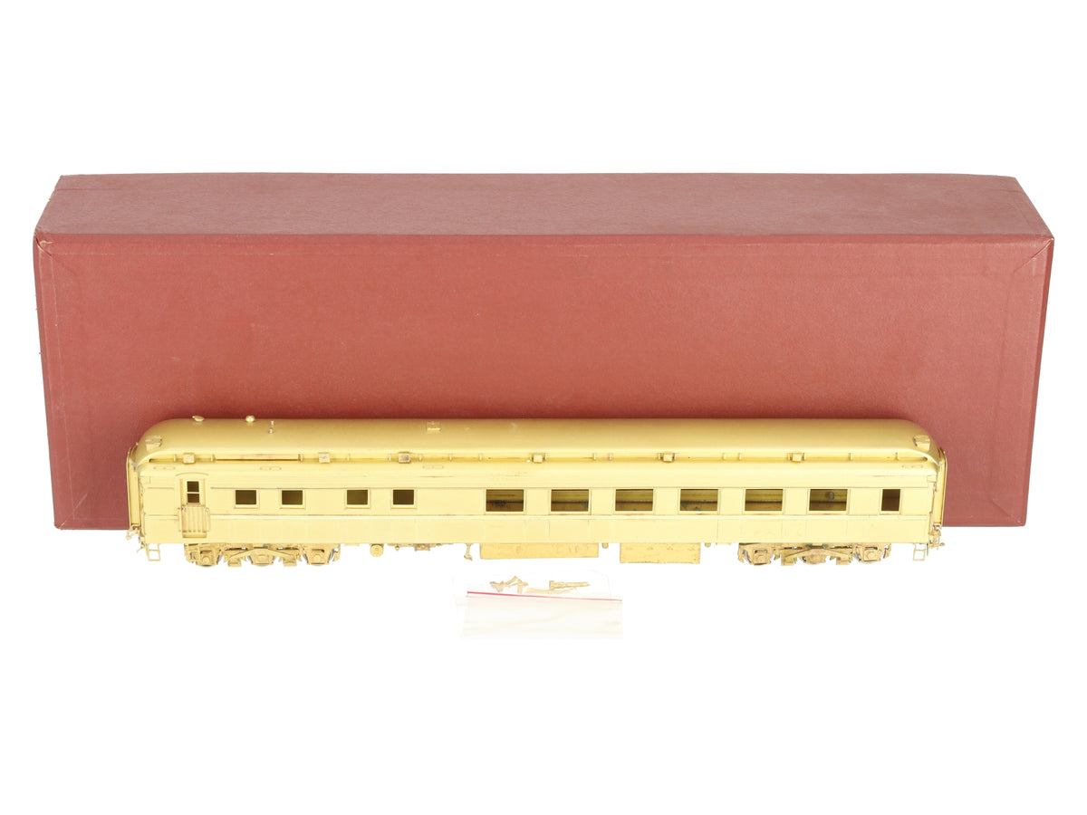 The P Company HO Scale BRASS Pennsylvania Railroad D78C Diner Car - Unpainted VG/Box