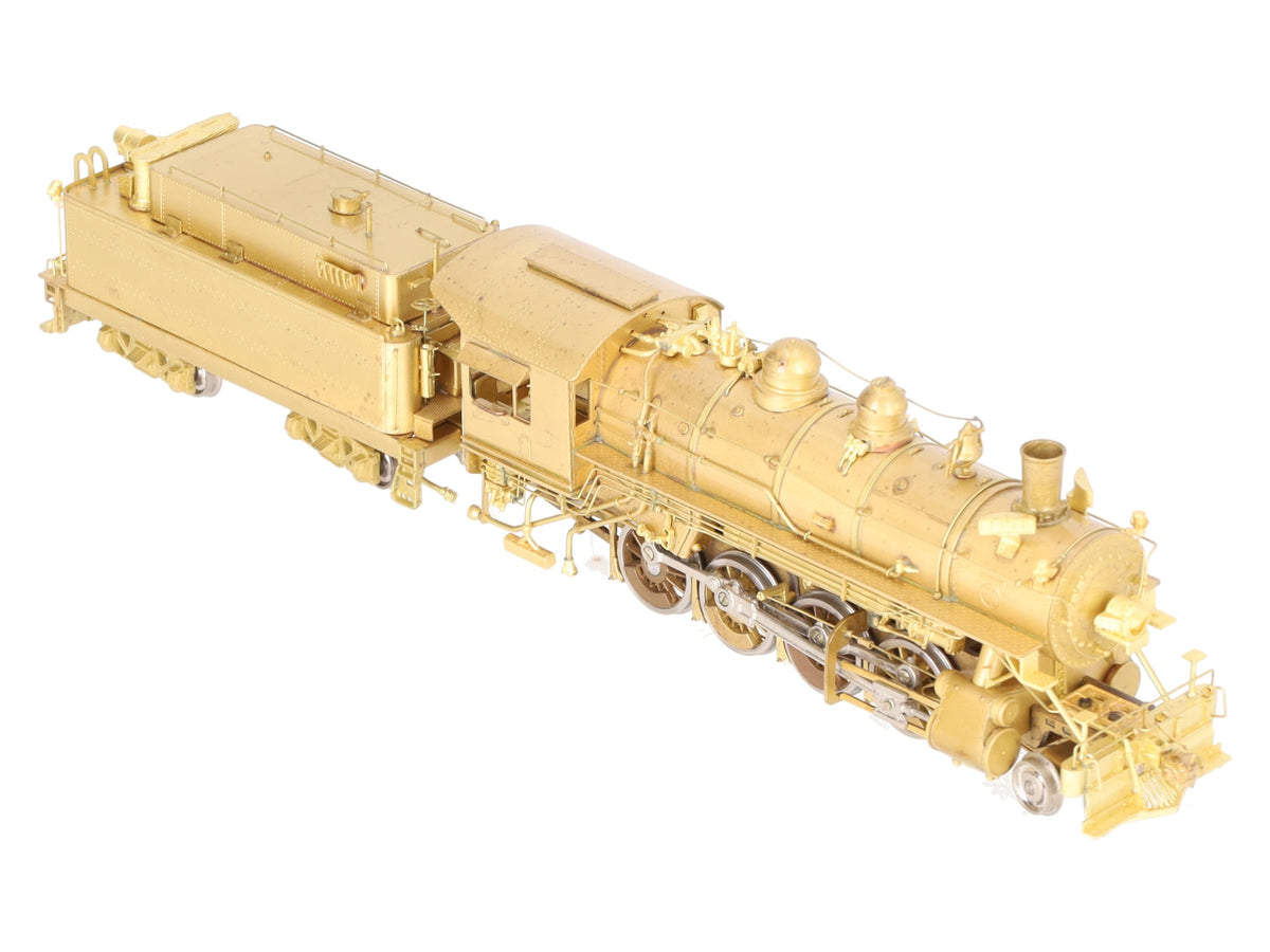 Sunset Models HO Scale BRASS SP C-19 2-8-0 Steam Locomotive & Tender- Unpainted EX/Box