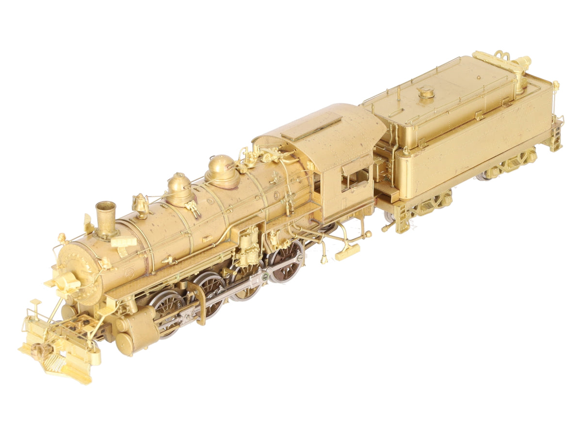 Sunset Models HO Scale BRASS SP C-19 2-8-0 Steam Locomotive & Tender- Unpainted EX/Box