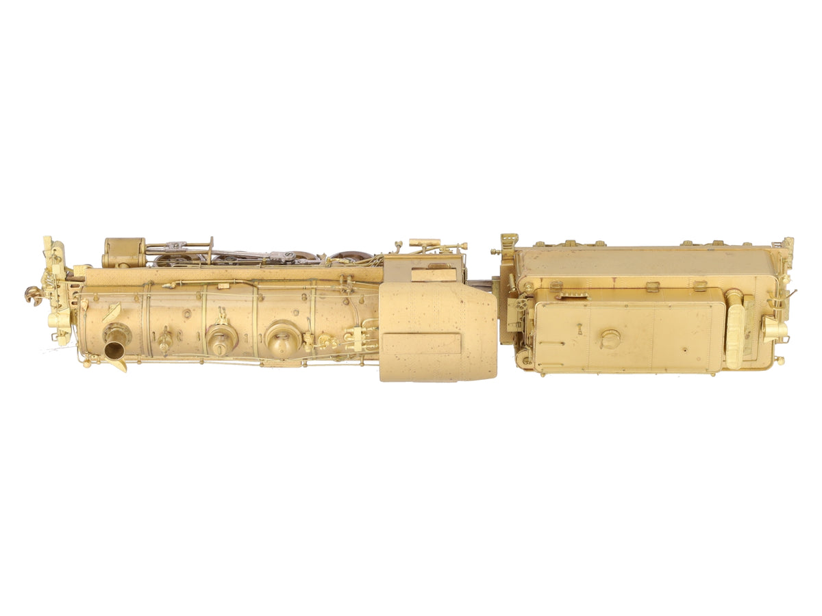 Sunset Models HO Scale BRASS SP C-19 2-8-0 Steam Locomotive & Tender- Unpainted EX/Box