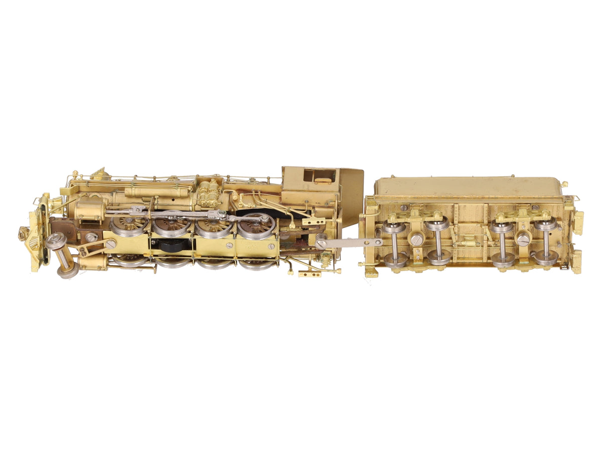 Sunset Models HO Scale BRASS SP C-19 2-8-0 Steam Locomotive & Tender- Unpainted EX/Box