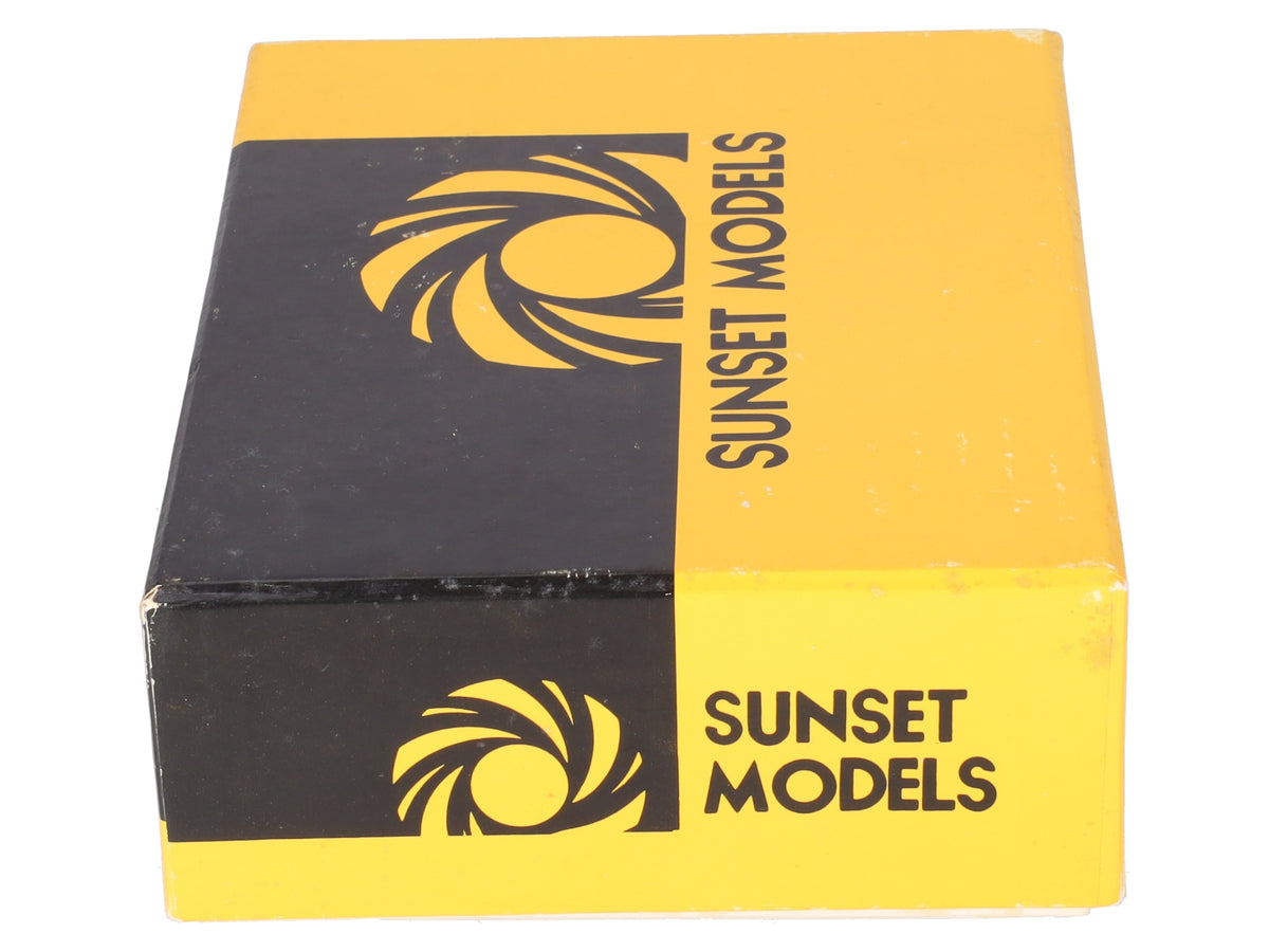 Sunset Models HO Scale BRASS SP C-19 2-8-0 Steam Locomotive & Tender- Unpainted EX/Box