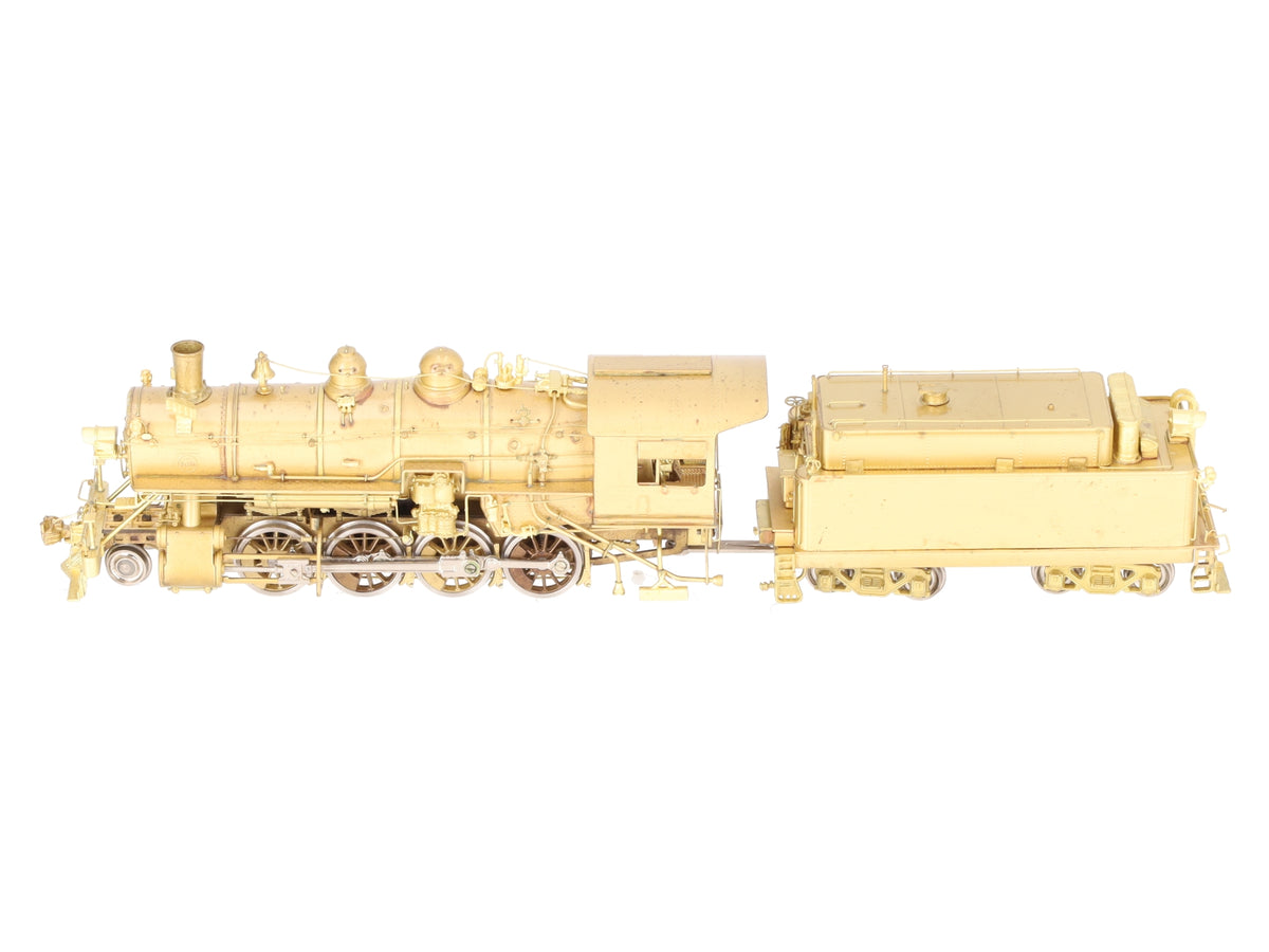 Sunset Models HO Scale BRASS SP C-19 2-8-0 Steam Locomotive & Tender- Unpainted EX/Box