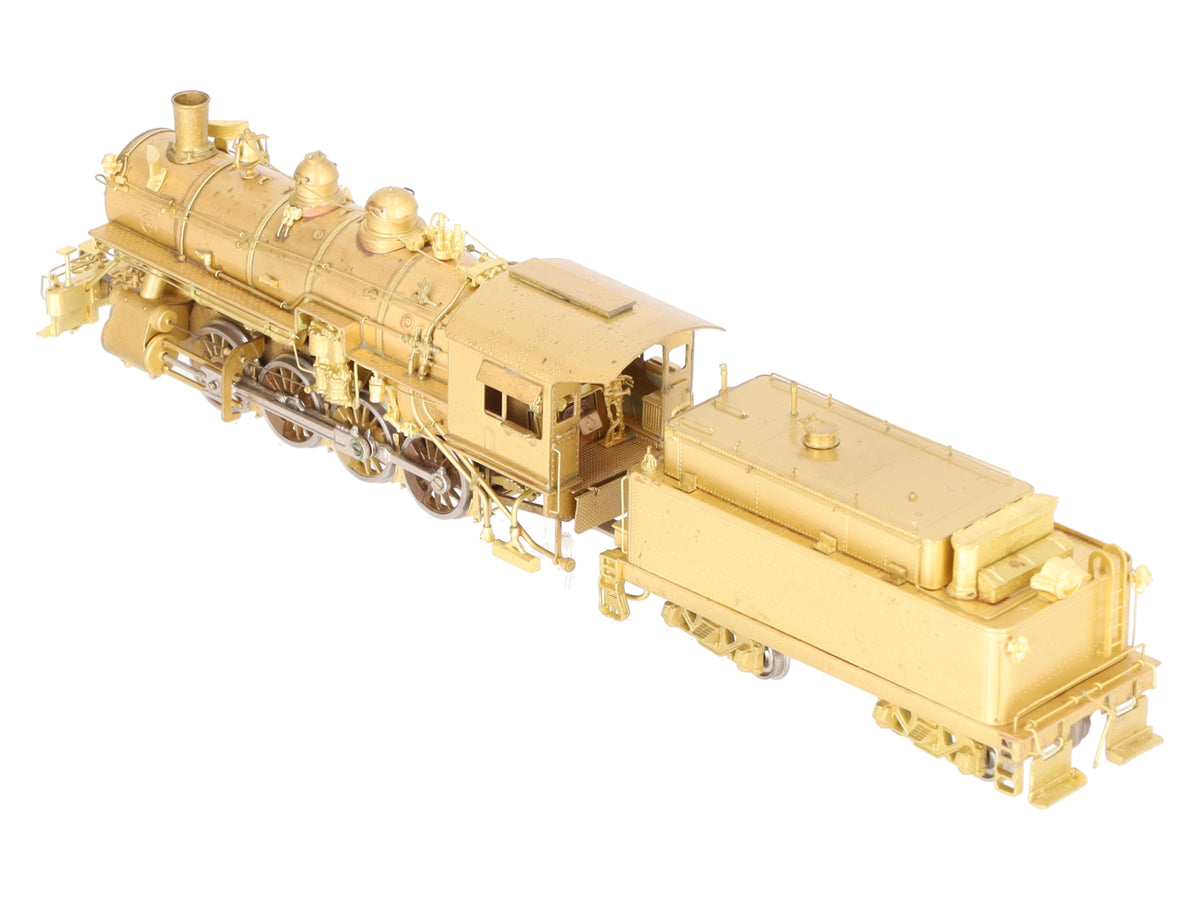 Sunset Models HO Scale BRASS SP C-19 2-8-0 Steam Locomotive & Tender- Unpainted EX/Box