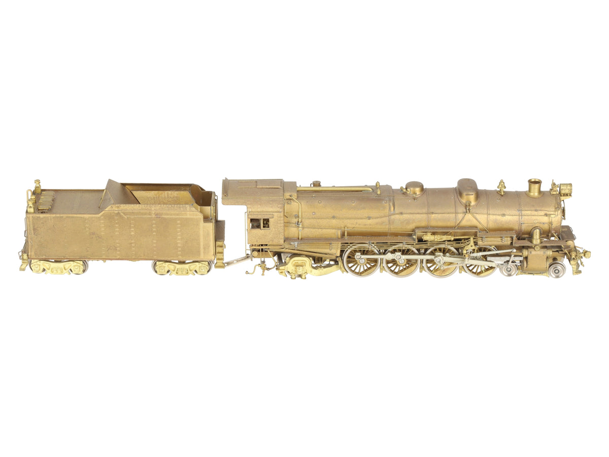 Sunset Models HO Scale Brass PRR M1 4-8-2 Steam Locomotive & Tender - Unpainted VG/Box