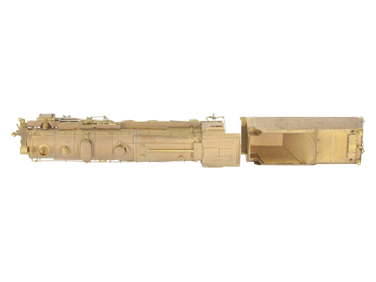 Sunset Models HO Scale Brass PRR M1 4-8-2 Steam Locomotive & Tender - Unpainted VG/Box