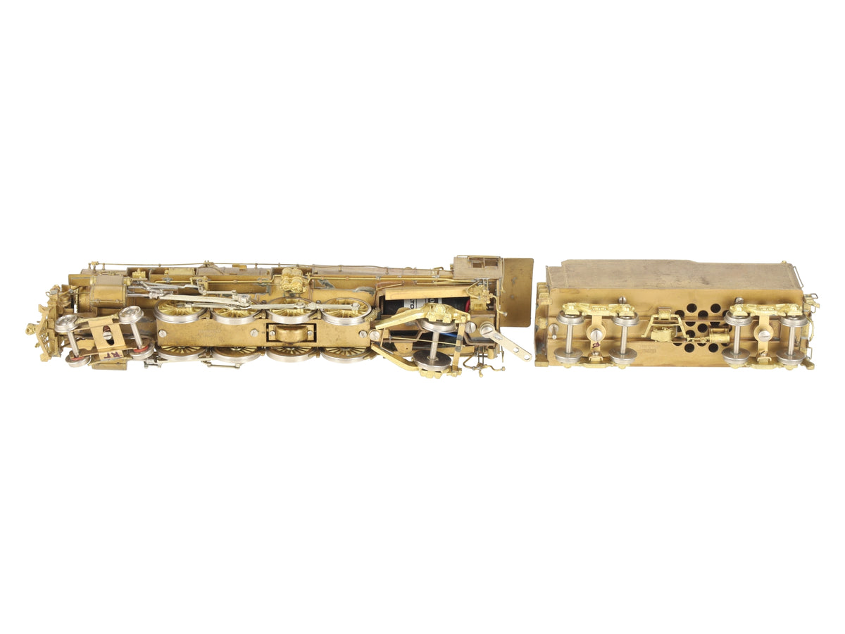 Sunset Models HO Scale Brass PRR M1 4-8-2 Steam Locomotive & Tender - Unpainted VG/Box