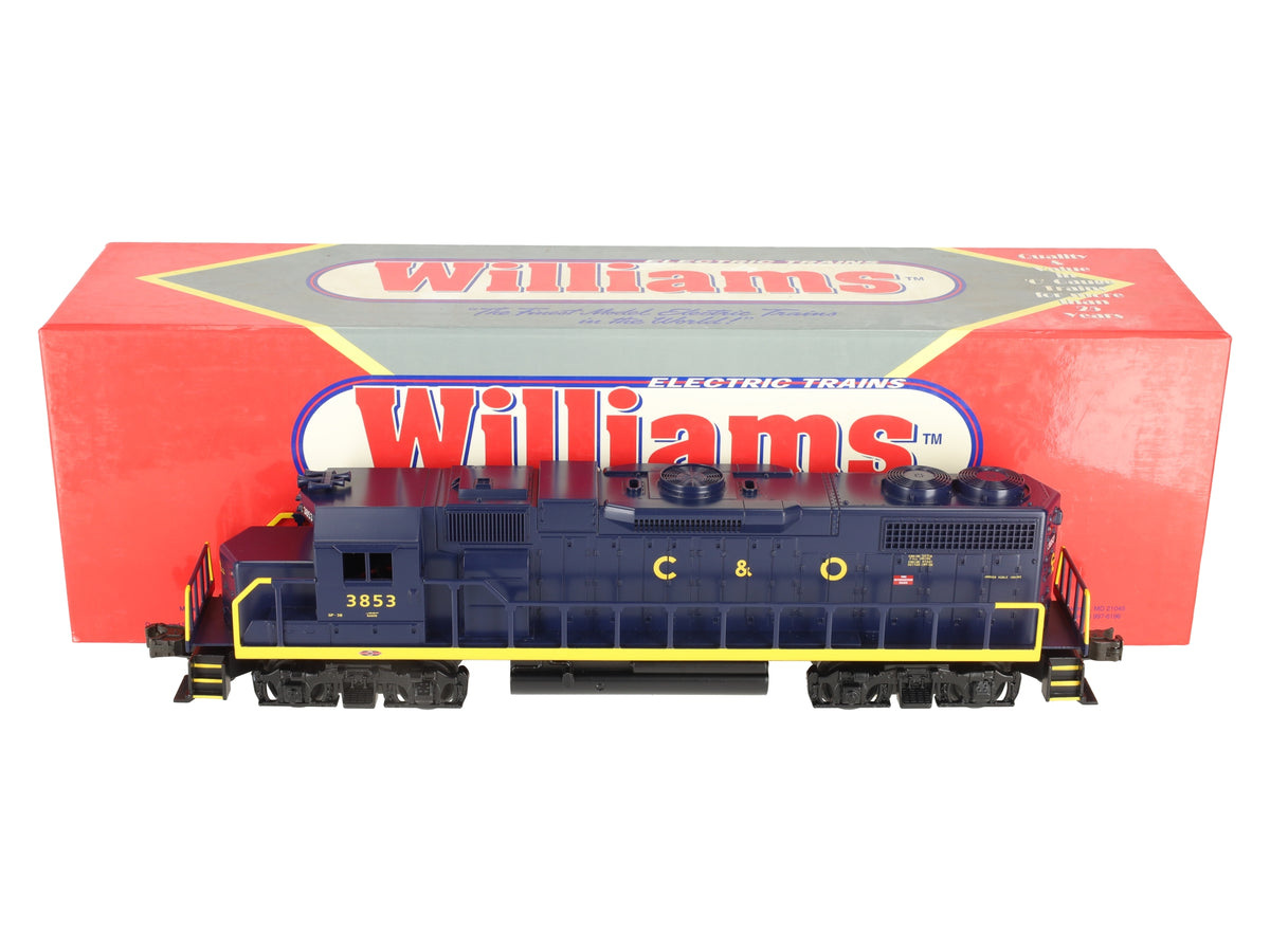 Williams GP38-203D O Gauge Chesapeake & Ohio GP-38 Dummy Diesel Locomotive #3853 EX/Box