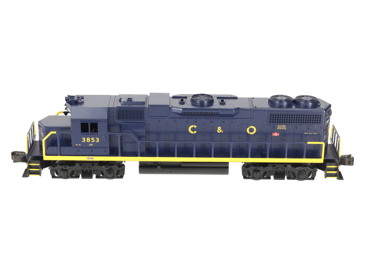 Williams GP38-203D O Gauge Chesapeake & Ohio GP-38 Dummy Diesel Locomotive #3853 EX/Box