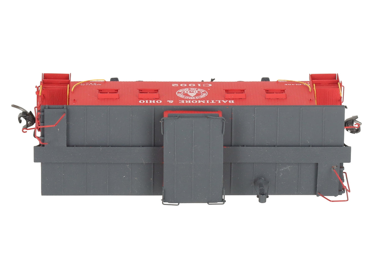 Pro Custom Hobbies HO Scale BRASS Baltimore & Ohio Caboose Class I-1- Painted/Box