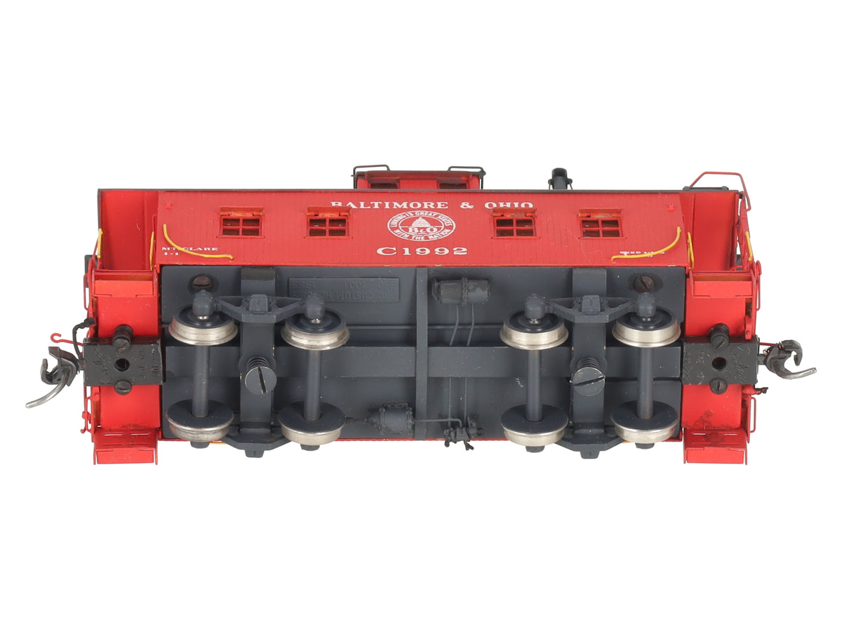 Pro Custom Hobbies HO Scale BRASS Baltimore & Ohio Caboose Class I-1- Painted/Box