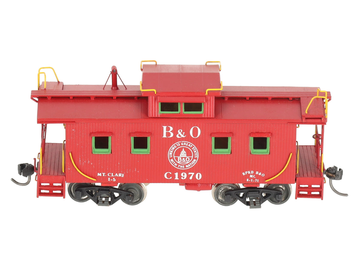 Pro Custom Hobbies HO BRASS Baltimore & Ohio Caboose Class I-5- Painted LN/Box