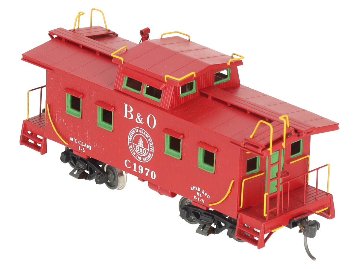 Pro Custom Hobbies HO BRASS Baltimore & Ohio Caboose Class I-5- Painted LN/Box
