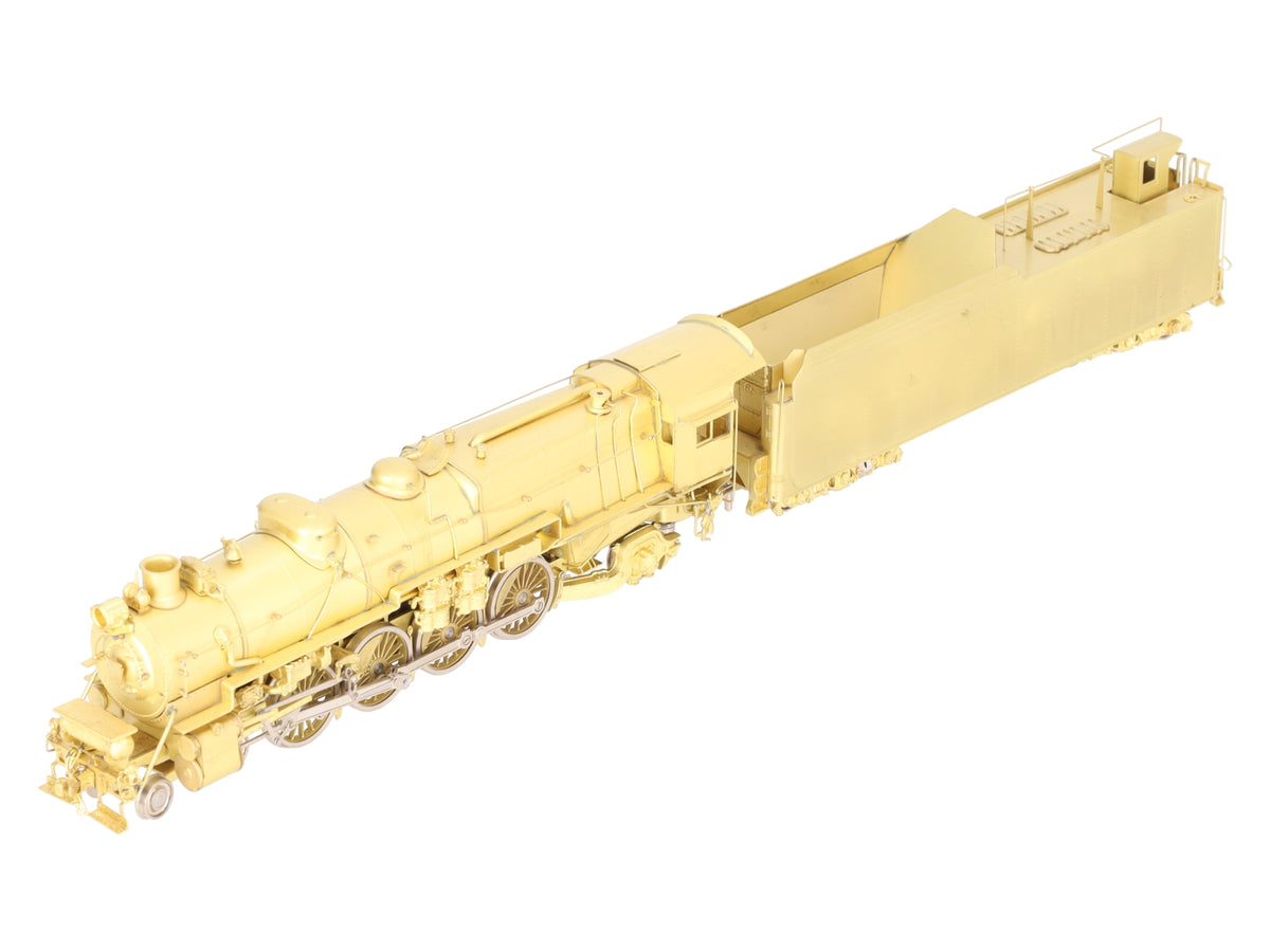 Sunset Models M-1A HO Brass PRR 4-8-2 M-1A Steam Locomotive & Tender- Unpainted EX/Box