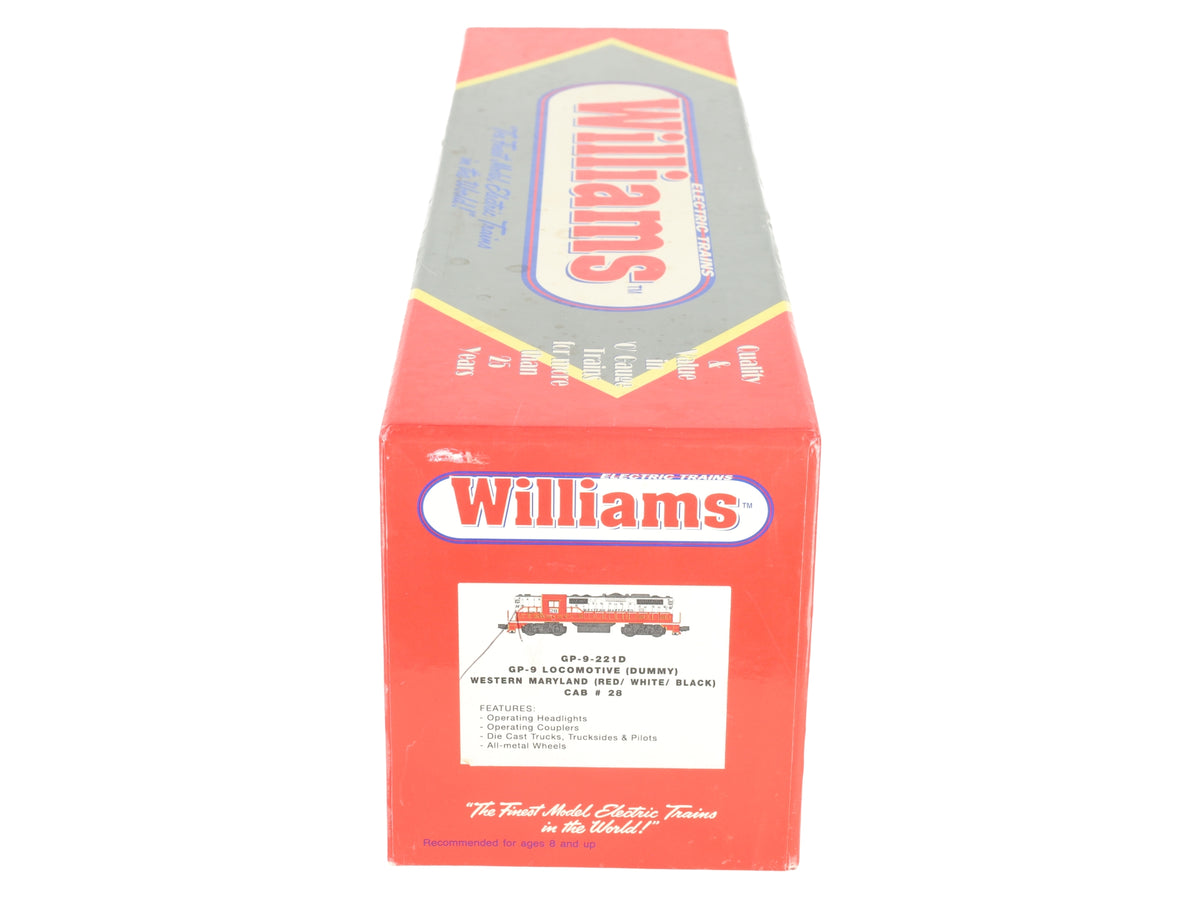 Williams GP-9-221D Western Maryland GP-9 Dummy Diesel Locomotive #28 LN/Box