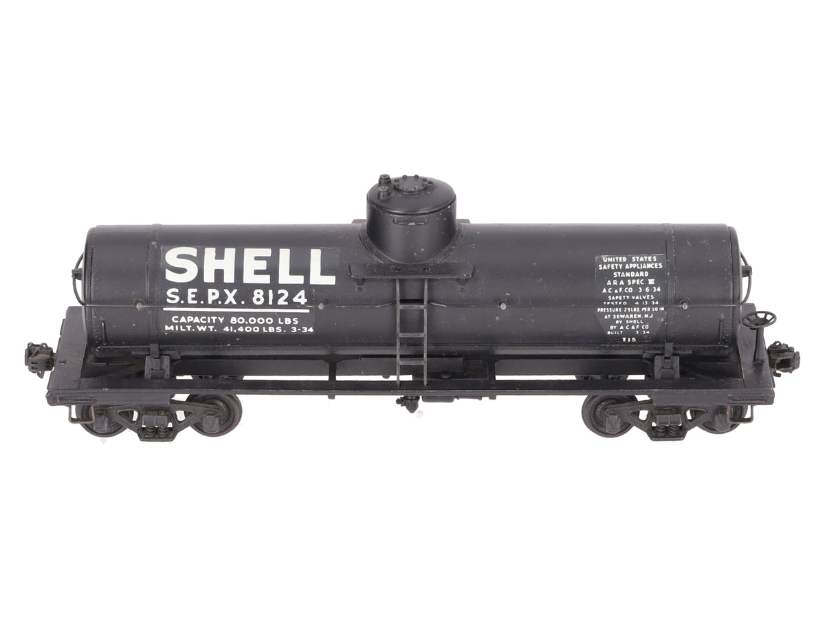 Lionel 715 Vintage O Scale Shell Tank Car #8124 VG