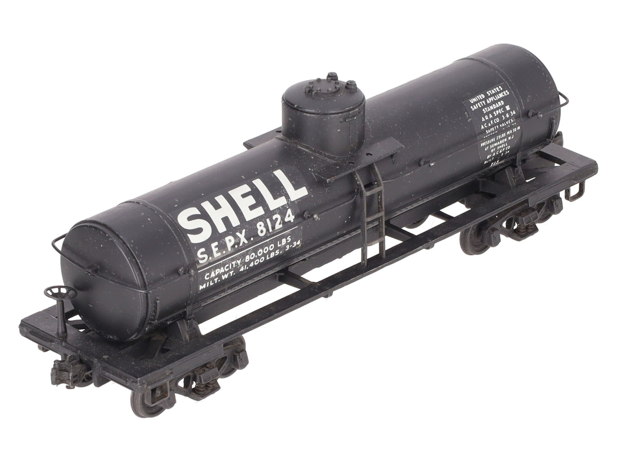 Lionel 715 Vintage O Scale Shell Tank Car #8124 VG