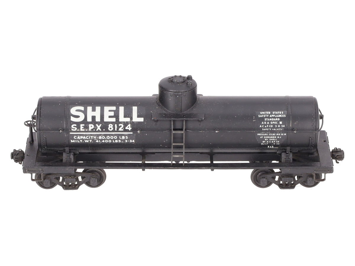 Lionel 715 Vintage O Scale Shell Tank Car #8124 VG