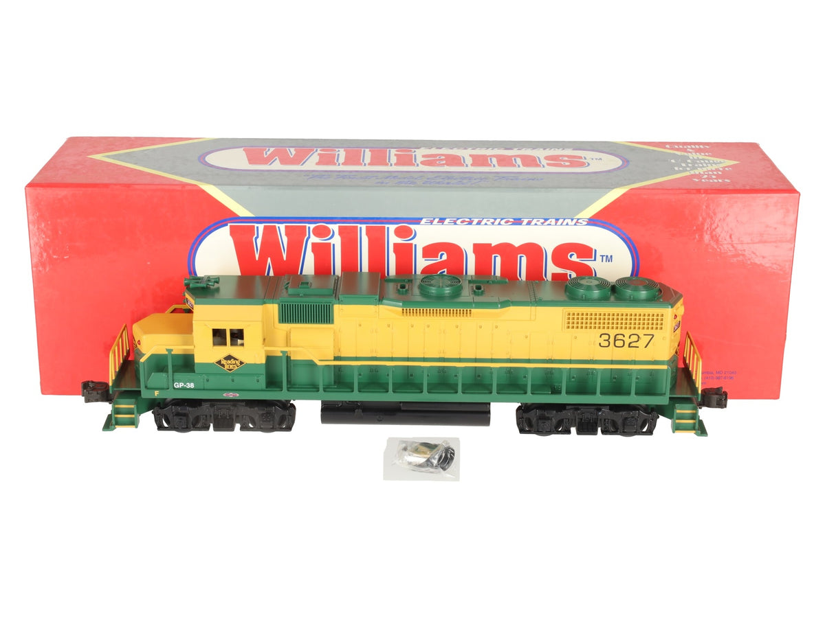 Williams GP38-213 O Gauge Reading GP38 Power W/ Horns #3627 LN/Box