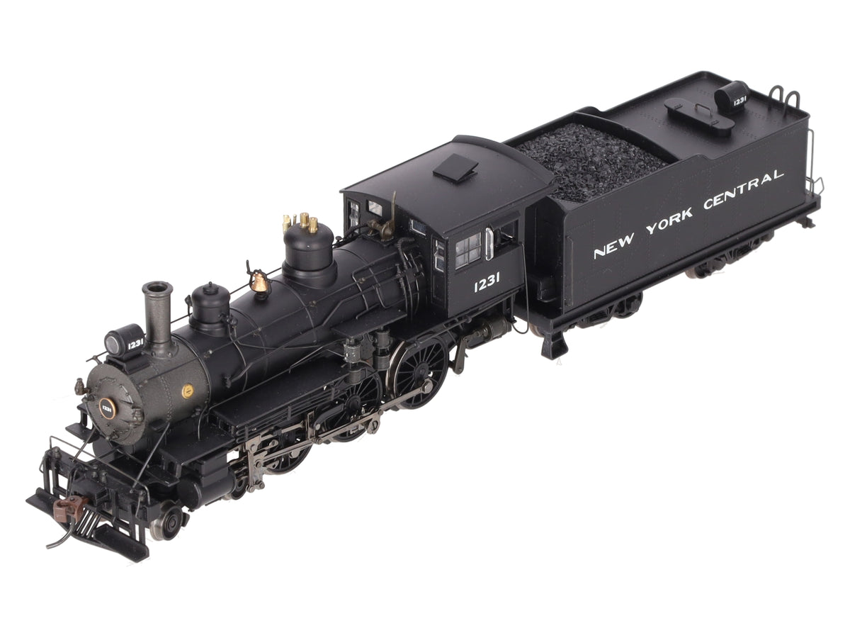Bachmann 82305 HO New York Central Baldwin 4-6-0 Steam Locomotive & Tender #1231 EX/Box