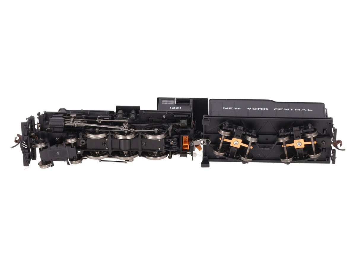 Bachmann 82305 HO New York Central Baldwin 4-6-0 Steam Locomotive & Tender #1231 EX/Box