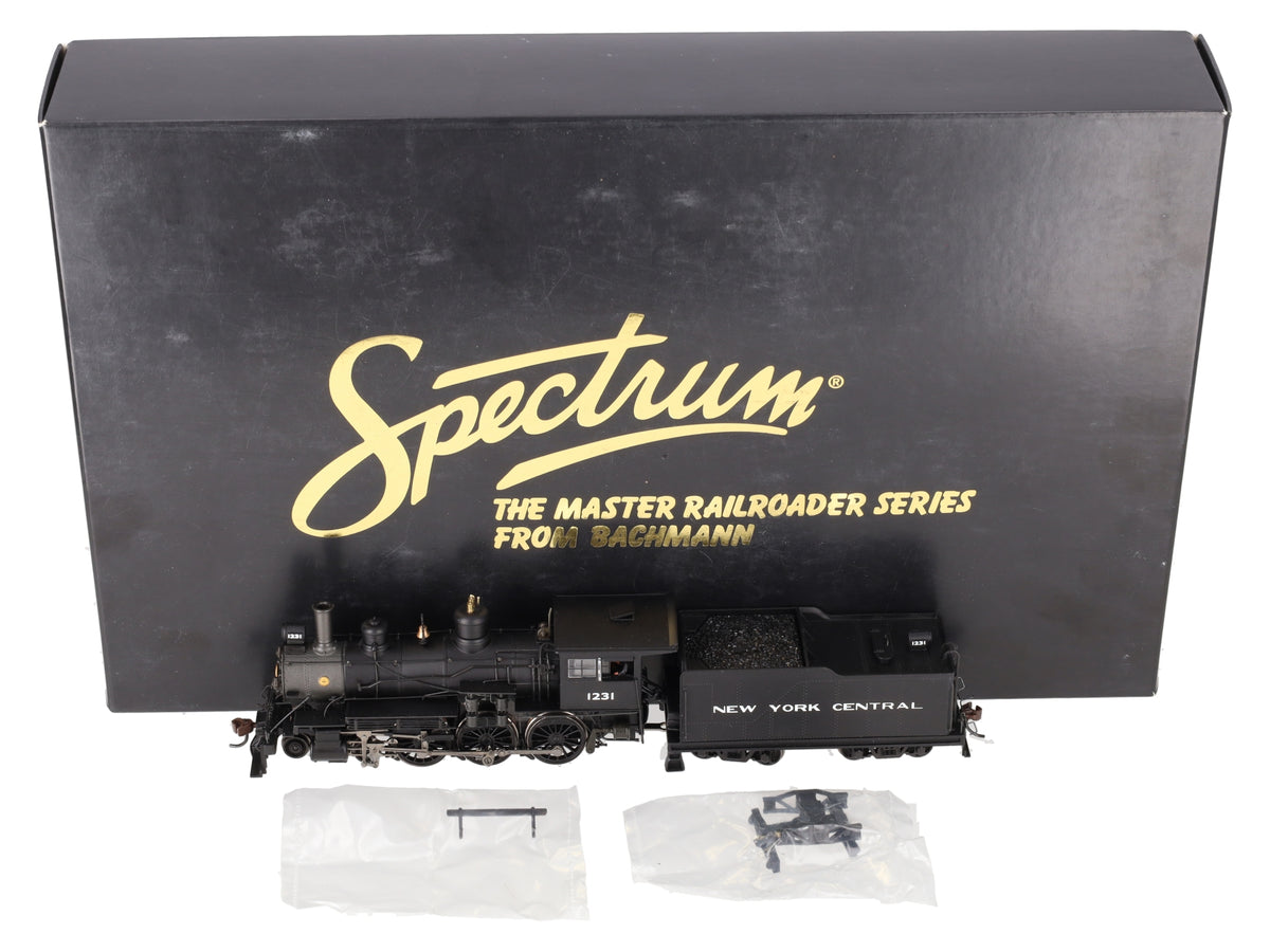 Bachmann 82305 HO New York Central Baldwin 4-6-0 Steam Locomotive & Tender #1231 EX/Box