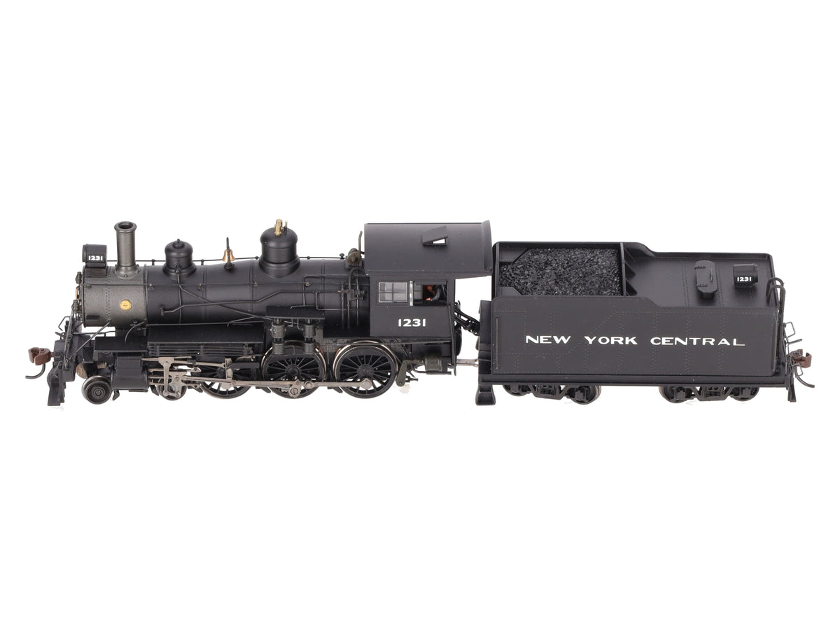 Bachmann 82305 HO New York Central Baldwin 4-6-0 Steam Locomotive & Tender #1231 EX/Box
