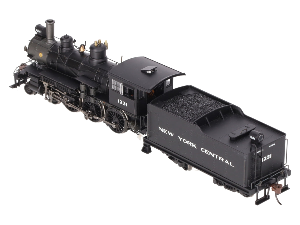 Bachmann 82305 HO New York Central Baldwin 4-6-0 Steam Locomotive & Tender #1231 EX/Box